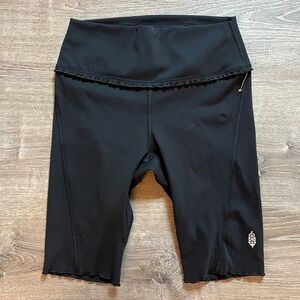 FREE PEOPLE Sporty Bike Shorts, Shorty, Workout, Black, S